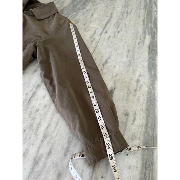 London Fog Men’s Brown Lightweight Jacket Size Large Zip Up Pockets - Picture 8 of 12